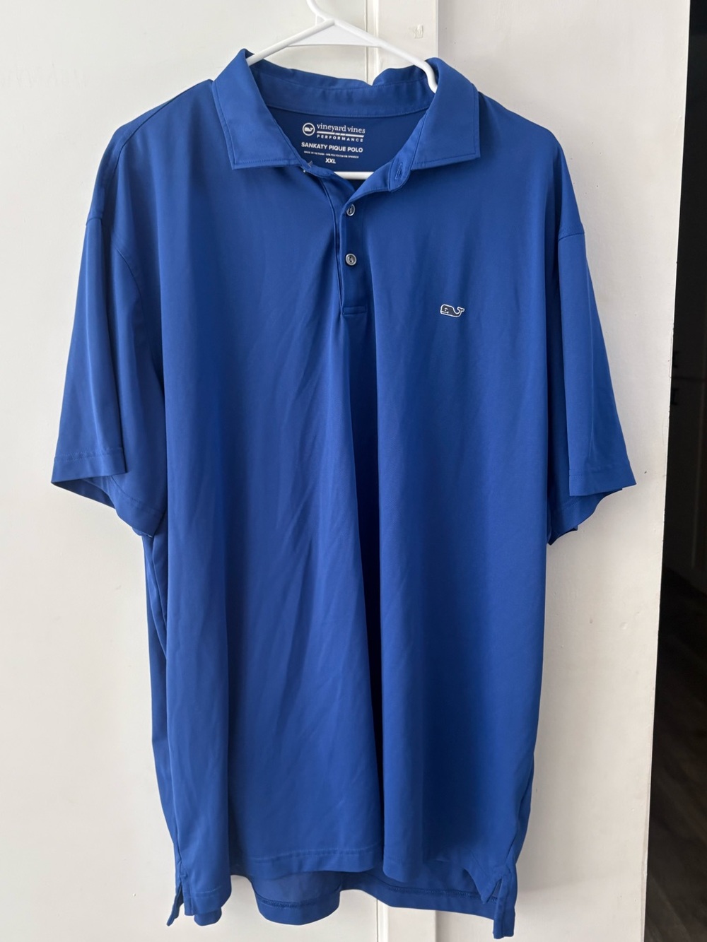2X Vineyard Vines Royal Blue Sankaty Performance Polo